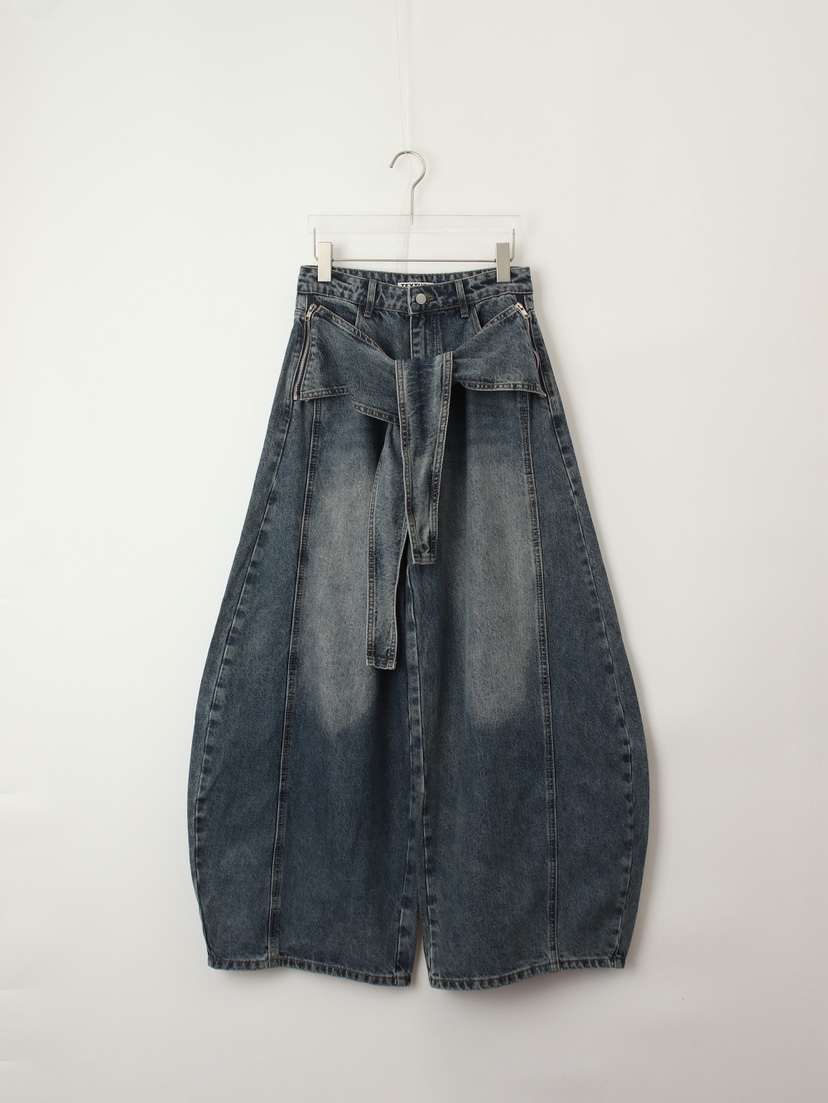 TEXTURE東大門㊣實拍女士新品休閑熱賣推薦人氣真品時尚牛仔褲TEXTURE牛仔褲圖色1