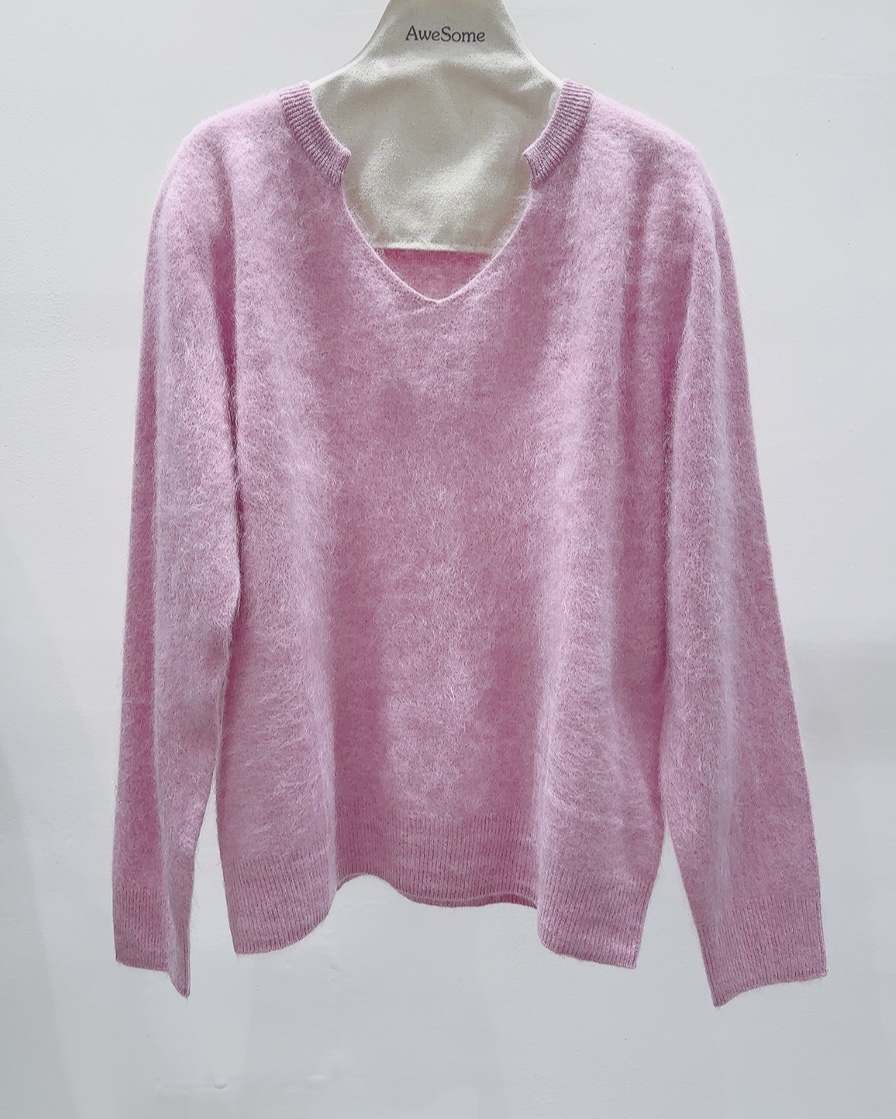 AWESOME-P東大門㊣代購女士新款時尚職業人氣25秋冬針織衫羊毛AWESOME-P針織衫圖色1