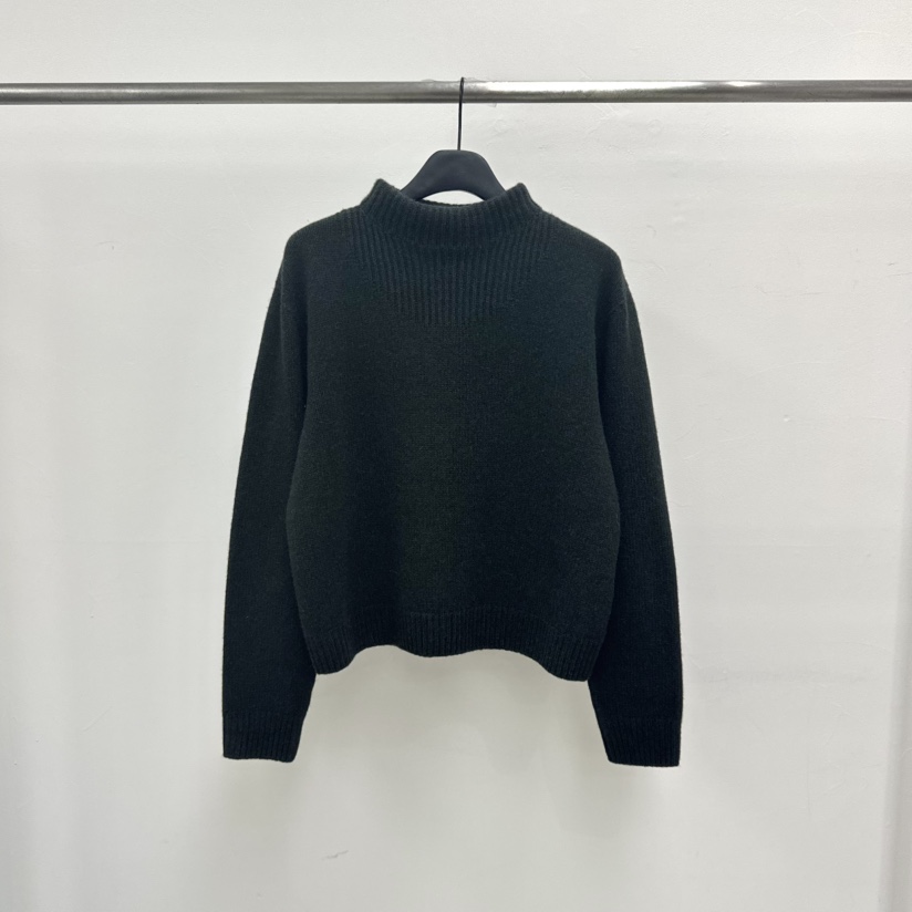 RIVER韓國直郵㊣女士新款人氣推薦時尚職業熱賣25秋冬休閑毛衣WATER/RIVER毛衣圖色2深卡其色