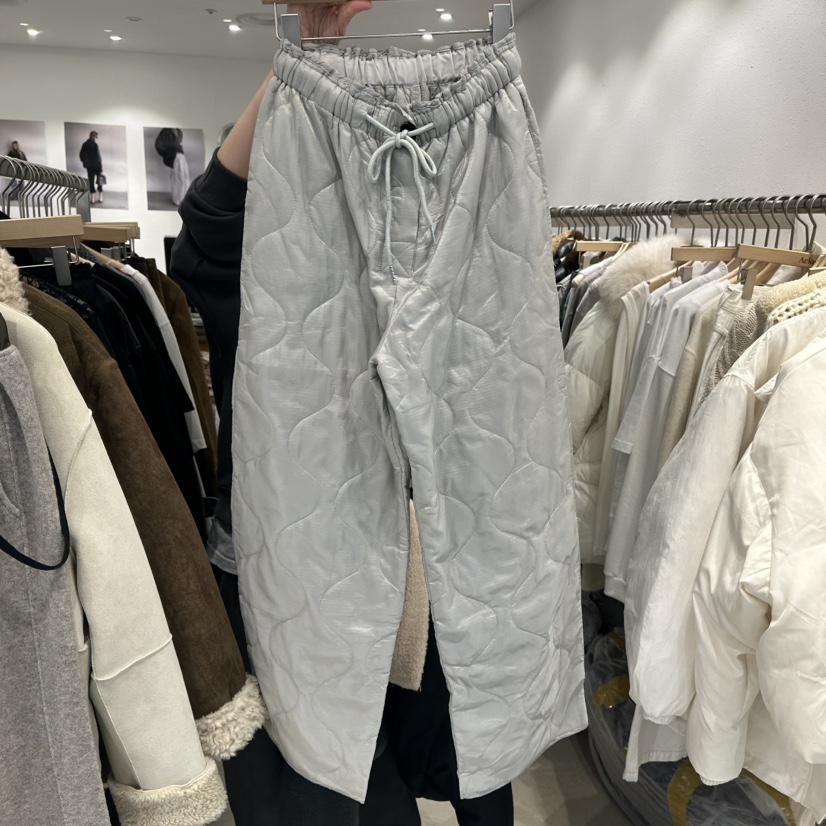 ACKER韓國代購㊣女士新款熱賣推薦職業人氣時尚真品休閑褲絎縫ACKER休閑褲圖色1