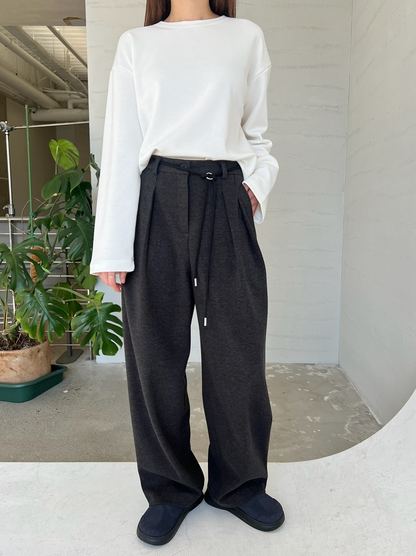 URBANE cloth東大門㊣代購女士新品休閑時尚推薦休閑褲含腰帶URBANE cloth休閑褲