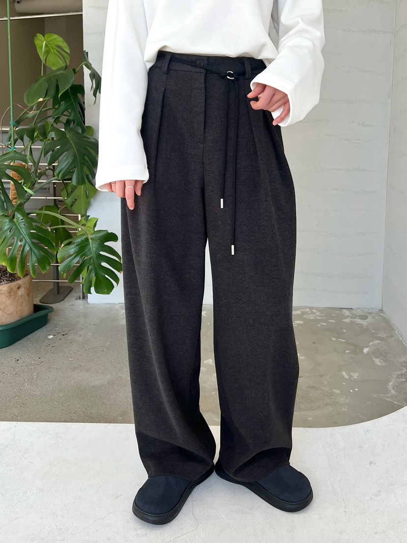 URBANE cloth東大門㊣代購女士新品休閑時尚推薦休閑褲含腰帶URBANE cloth休閑褲