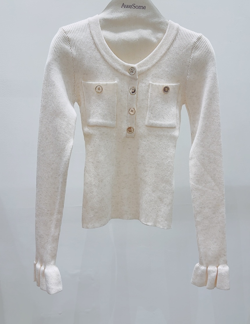 AWESOME-P東大門㊣實拍女裝新品人氣25秋冬熱賣職業針織衫AWESOME-P針織衫圖色2