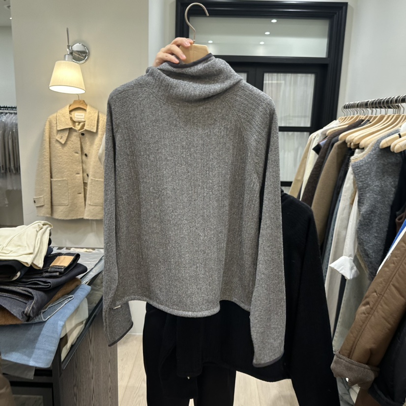 NOTTINGHAM韓國直郵㊣女裝新品時尚人氣熱賣真品25秋冬針織衫NOTTINGHAM針織衫圖色3