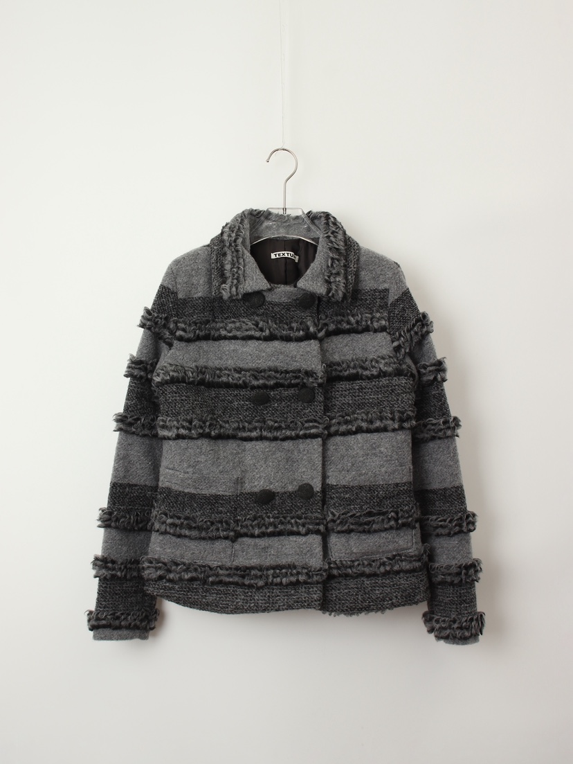 TEXTURE東大門㊣代購女士新款熱賣25秋冬推薦人氣時尚休閑夾克TEXTURE夾克圖色1墨