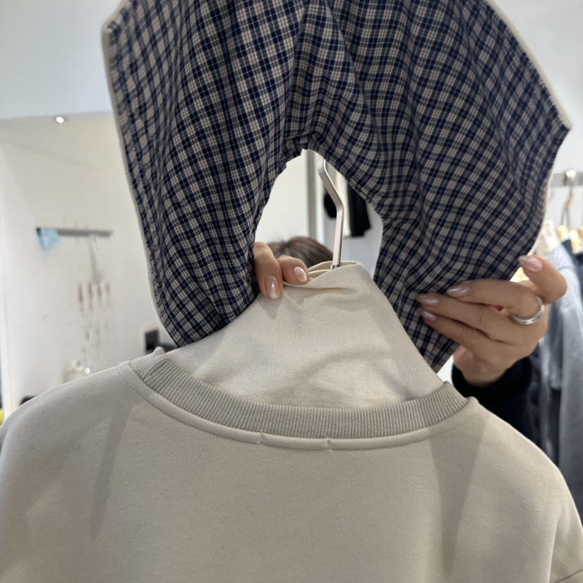 RICH SISTER韓國直郵㊣女裝新款熱賣推薦休閑衛衣含圍巾加絨RICH SISTER衛衣