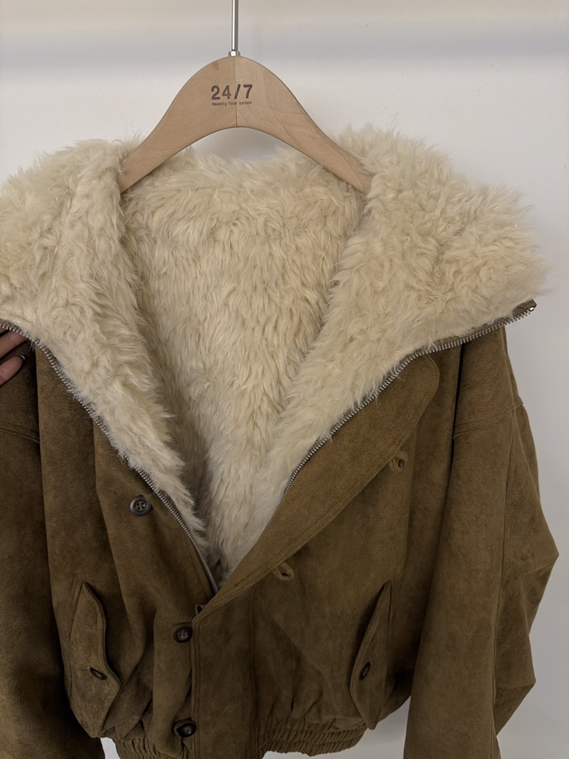 TWENTY FOUR SEVEN24-7東大門㊣直郵女士新品25秋冬夾克TEWNTY FOUR SEVEN24-7夾克