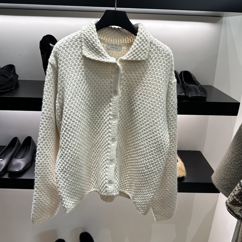 FEBRUARY 11東大門㊣實拍女裝新品職業25秋冬休閑熱賣針織衫FEBRUARY 11針織衫圖色1