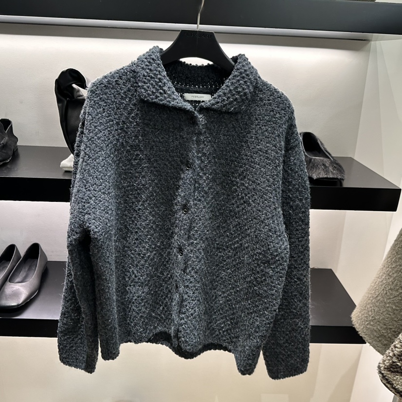 FEBRUARY 11東大門㊣實拍女裝新品職業25秋冬休閑熱賣針織衫FEBRUARY 11針織衫圖色2