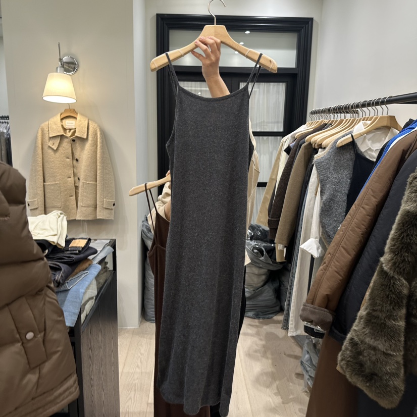 NOTTINGHAM東大門㊣代購女裝新品推薦人氣真品職業熱賣連衣裙NOTTINGHAM連衣裙圖色2墨色