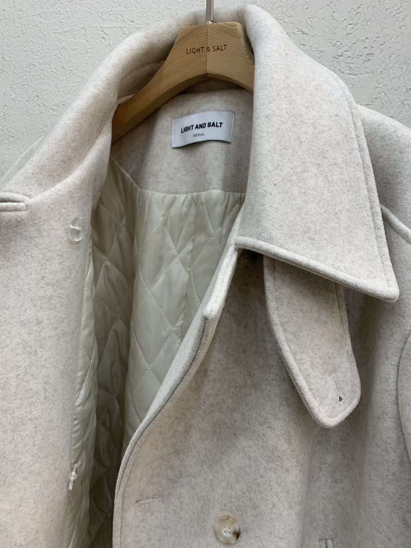 LIGHT AND SALT東大門㊣代購女裝新款時尚25秋冬夾克羊毛LIGHT AND SALT夾克