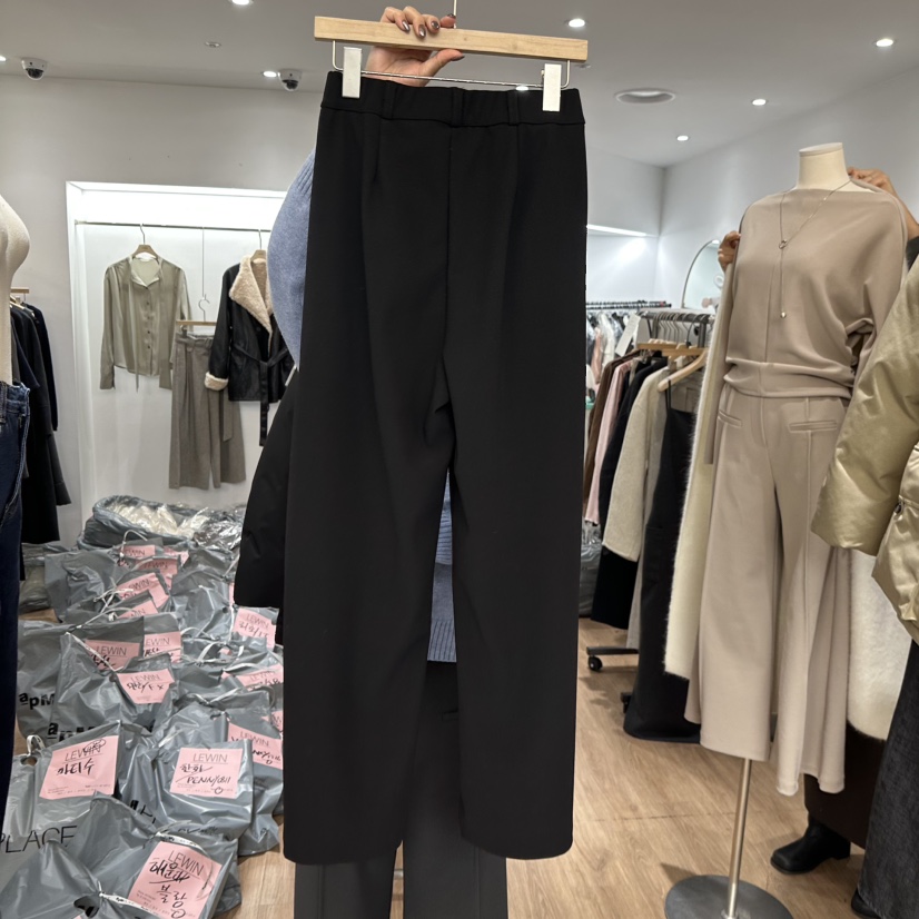 LEWIN韓國代購㊣女士新品職業休閑熱賣25秋冬時尚人氣休閑褲LEWIN休閑褲