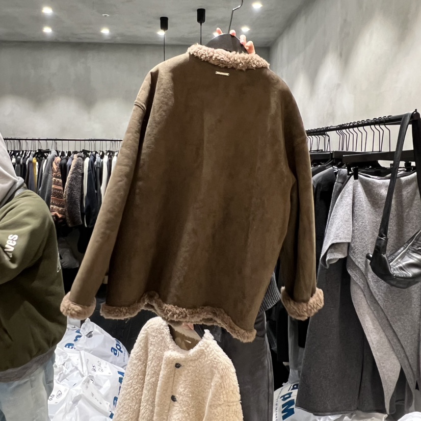 TUG東大門㊣實拍女裝新款休閑熱賣人氣25秋冬夾克兩面穿毛皮雙面TUG夾克