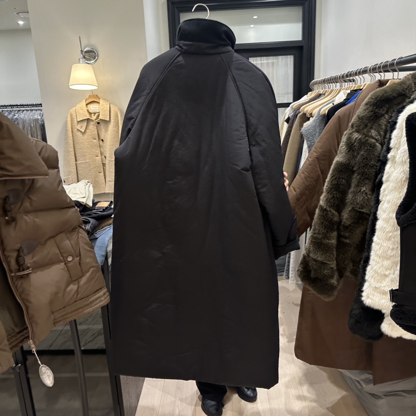 NOTTINGHAM東大門㊣代購女士新品25秋冬真品人氣長款棉服填充NOTTINGHAM長款棉服