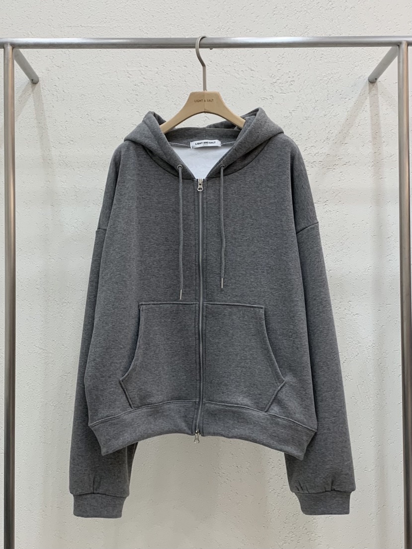 LIGHT AND SALT東大門㊣直郵女士新品時尚夾克連帽拉鏈衫貂皮LIGHT AND SALT夾克圖色2