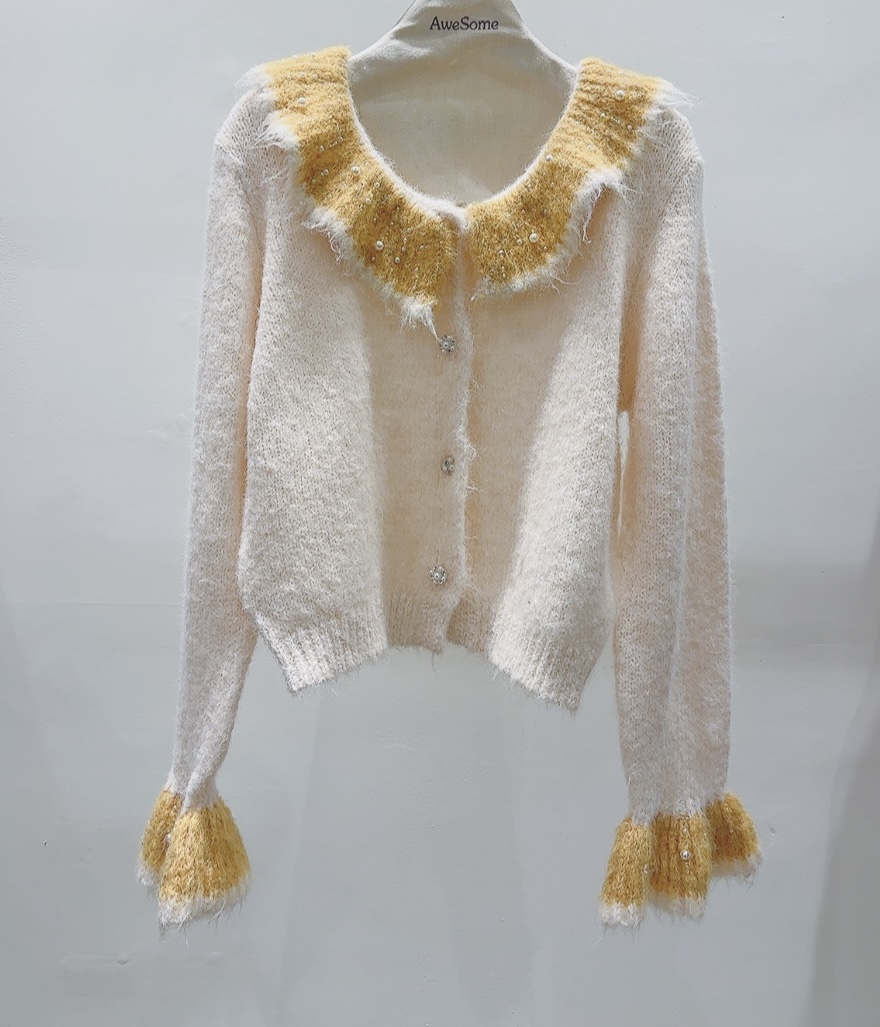 AWESOME-P韓國直郵㊣女裝新品時尚真品熱賣推薦針織衫開衫AWESOME-P針織衫圖色2