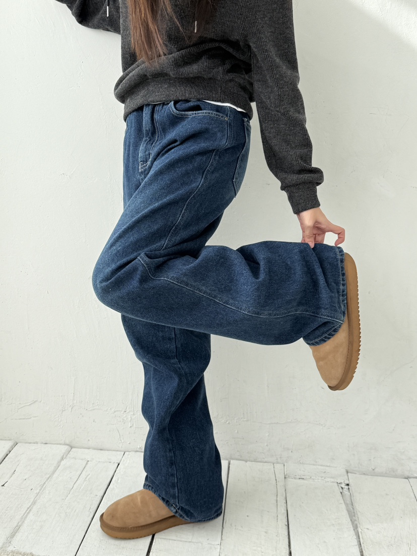 EOMPIT東大門㊣代購女裝新款真品職業休閑人氣25秋冬牛仔褲EOMPIT牛仔褲