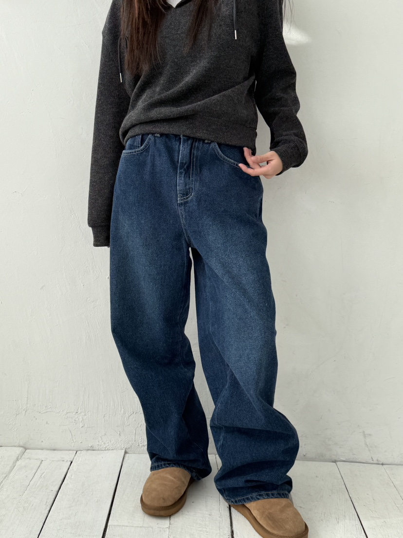 EOMPIT東大門㊣代購女裝新款真品職業休閑人氣25秋冬牛仔褲EOMPIT牛仔褲