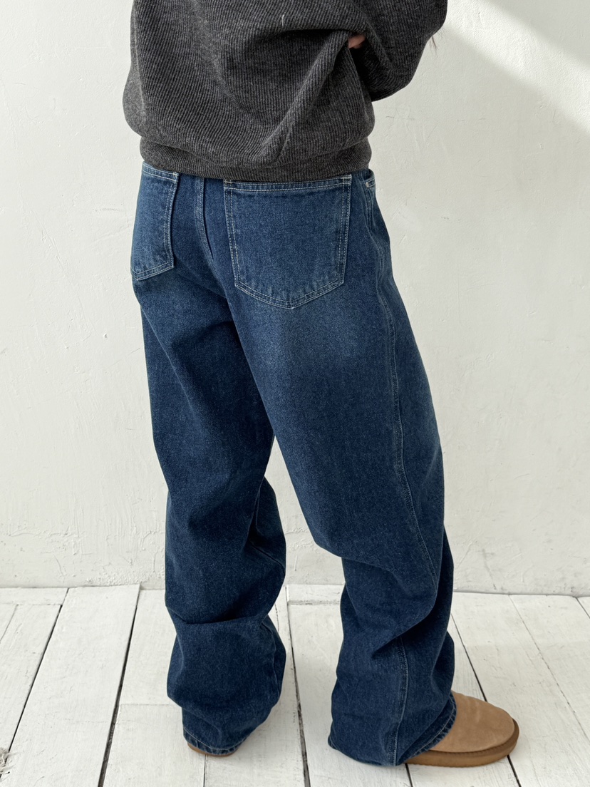 EOMPIT東大門㊣代購女裝新款真品職業休閑人氣25秋冬牛仔褲EOMPIT牛仔褲