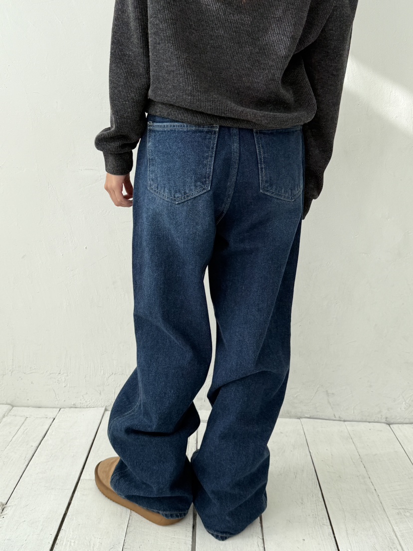 EOMPIT東大門㊣代購女裝新款真品職業休閑人氣25秋冬牛仔褲EOMPIT牛仔褲