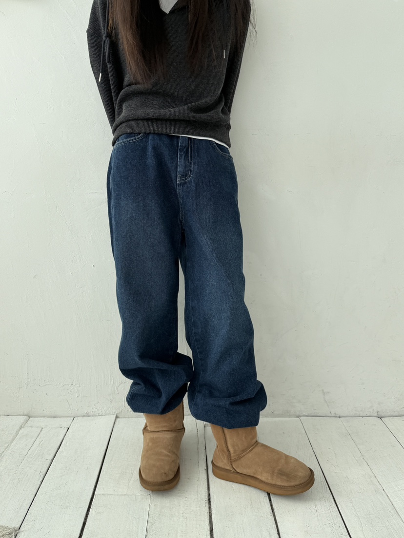 EOMPIT東大門㊣代購女裝新款真品職業休閑人氣25秋冬牛仔褲EOMPIT牛仔褲