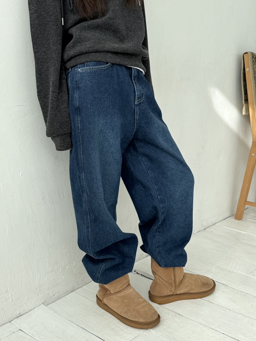 EOMPIT東大門㊣代購女裝新款真品職業休閑人氣25秋冬牛仔褲EOMPIT牛仔褲