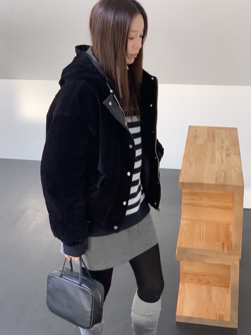 BAKING POWDER東大門㊣代購女裝新品真品休閑推薦短款棉服BAKING POWDER短款棉服