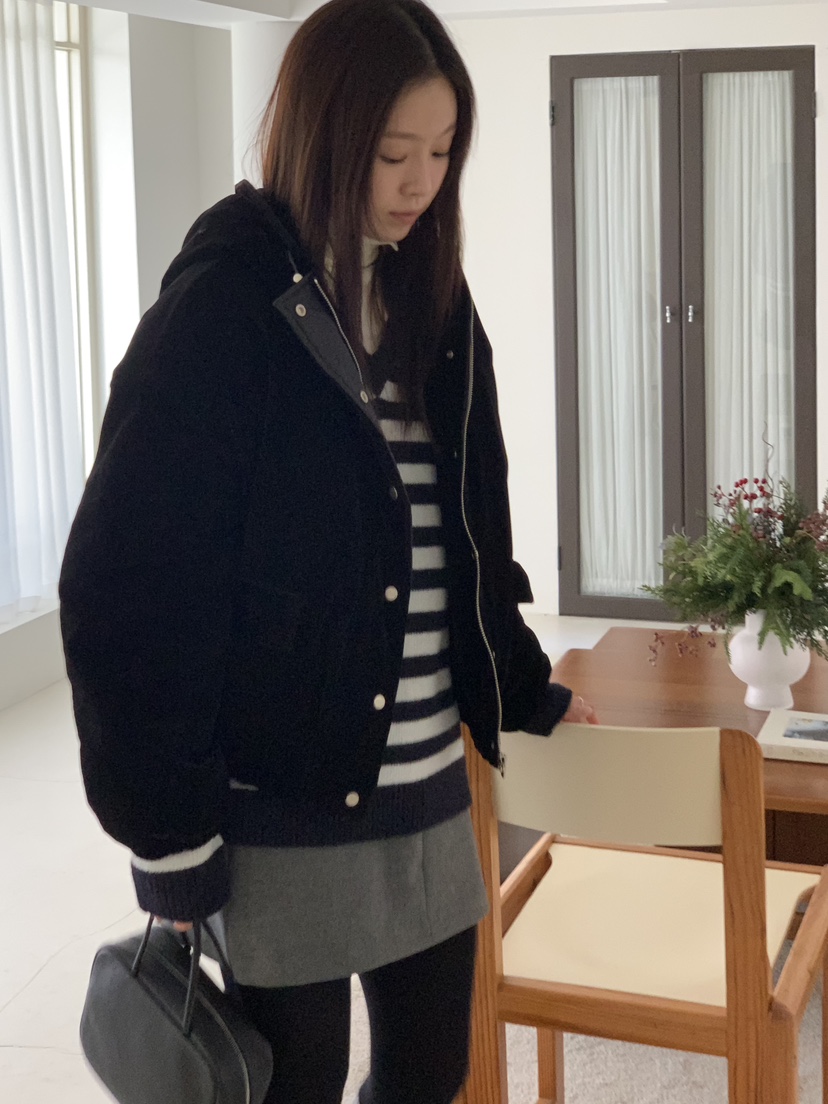 BAKING POWDER東大門㊣代購女裝新品真品休閑推薦短款棉服BAKING POWDER短款棉服