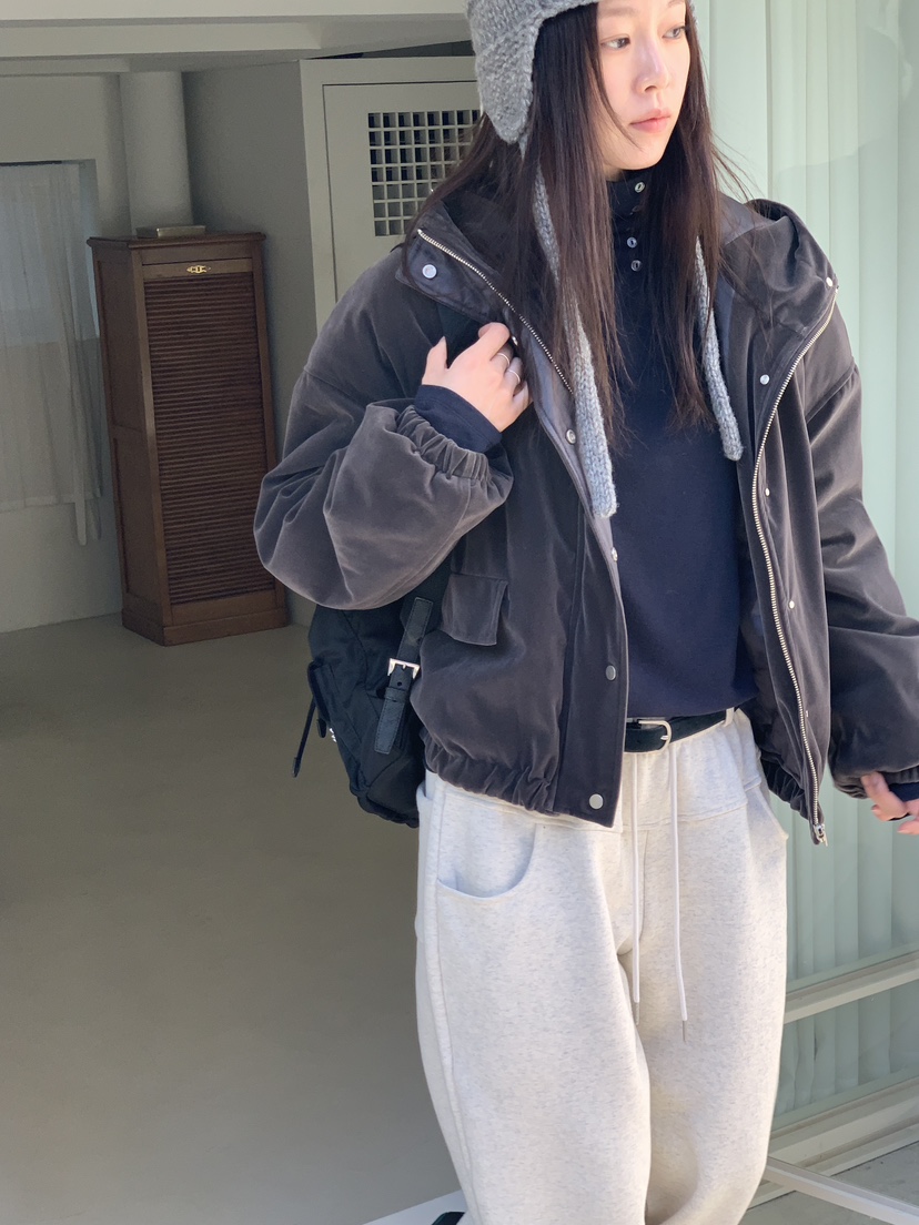 BAKING POWDER東大門㊣代購女裝新品真品休閑推薦短款棉服BAKING POWDER短款棉服