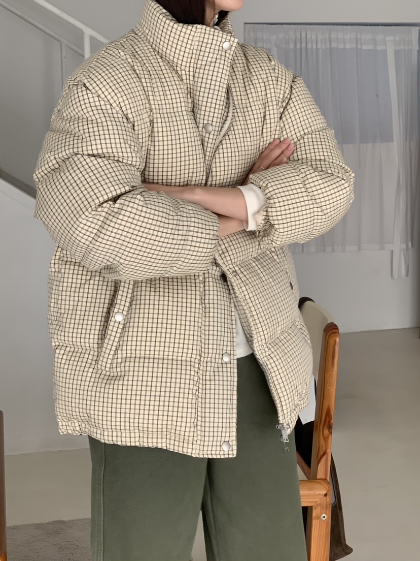 BAKING POWDER韓國代購㊣女裝新款時尚熱賣短款羽絨服填充BAKING POWDER短款羽絨服