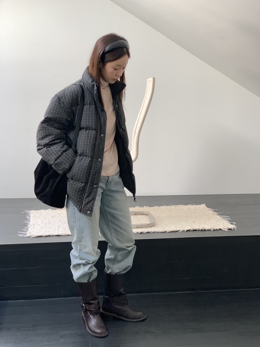 BAKING POWDER韓國代購㊣女裝新款時尚熱賣短款羽絨服填充BAKING POWDER短款羽絨服