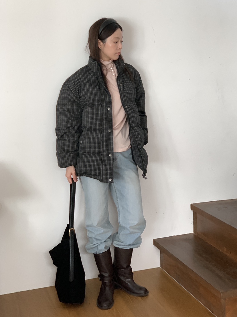 BAKING POWDER韓國代購㊣女裝新款時尚熱賣短款羽絨服填充BAKING POWDER短款羽絨服