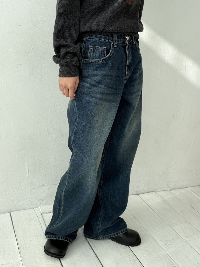 EOMPIT東大門㊣直郵女士新品推薦休閑時尚人氣25秋冬牛仔褲EOMPIT牛仔褲