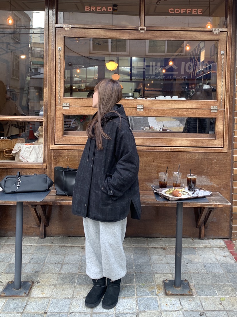 LOGARDEN韓國直郵㊣女士新品真品時尚休閑推薦25秋冬中長款大衣LO GARDEN中長款大衣