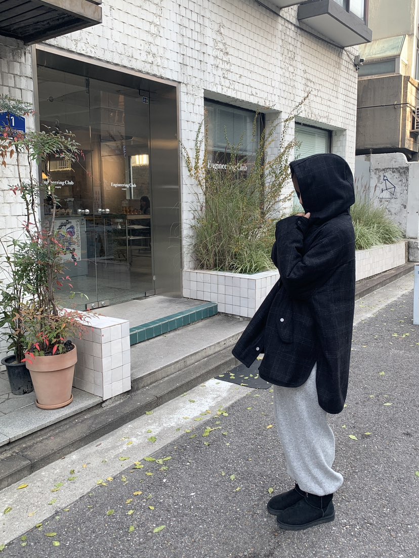 LOGARDEN韓國直郵㊣女士新品真品時尚休閑推薦25秋冬中長款大衣LO GARDEN中長款大衣