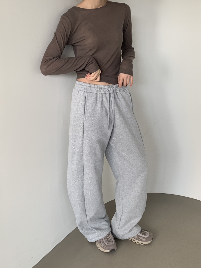 LOGARDEN東大門㊣直郵女士新品職業休閑推薦人氣休閑褲羊毛LO GARDEN休閑褲