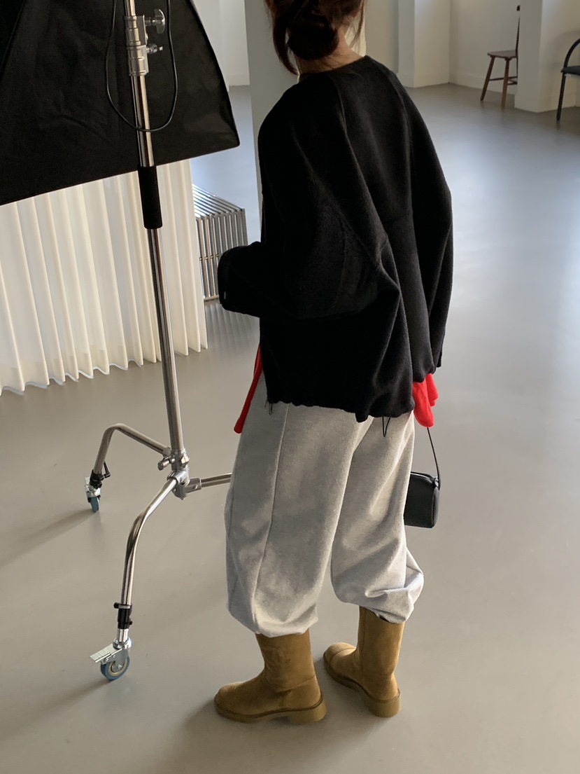 LOGARDEN東大門㊣直郵女士新品職業休閑推薦人氣休閑褲羊毛LO GARDEN休閑褲