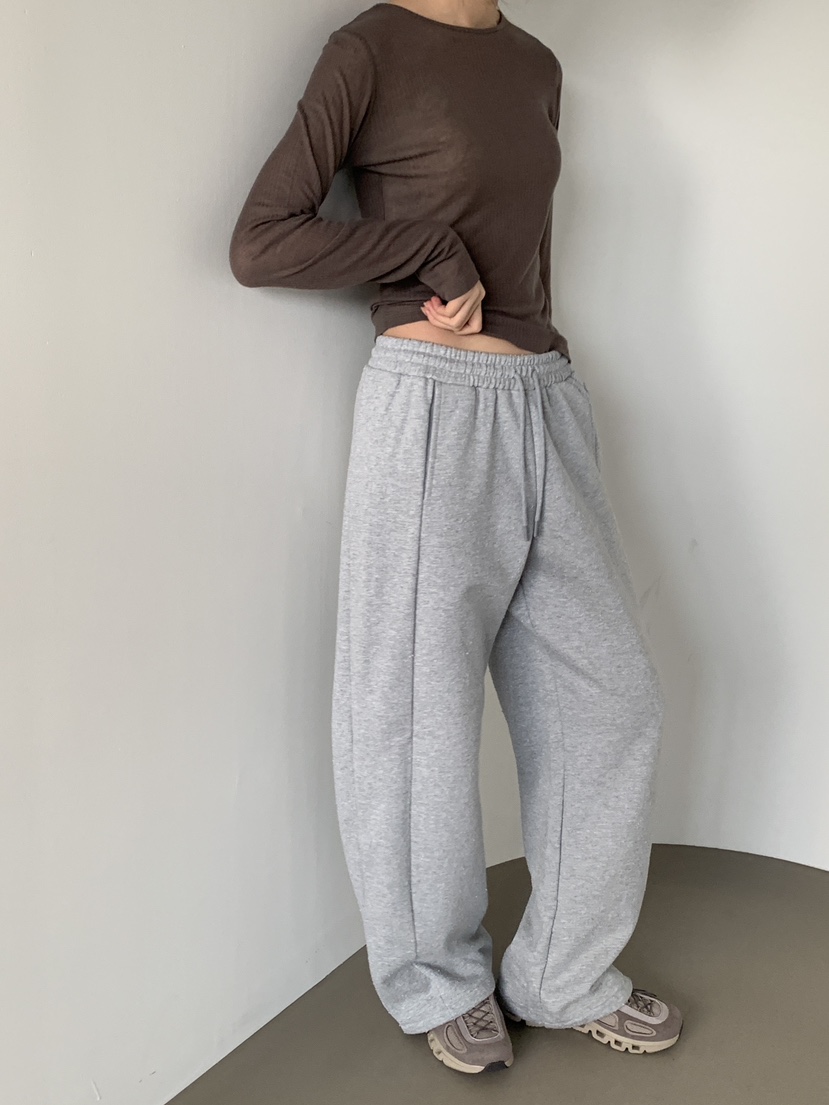 LOGARDEN東大門㊣直郵女士新品職業休閑推薦人氣休閑褲羊毛LO GARDEN休閑褲圖色1