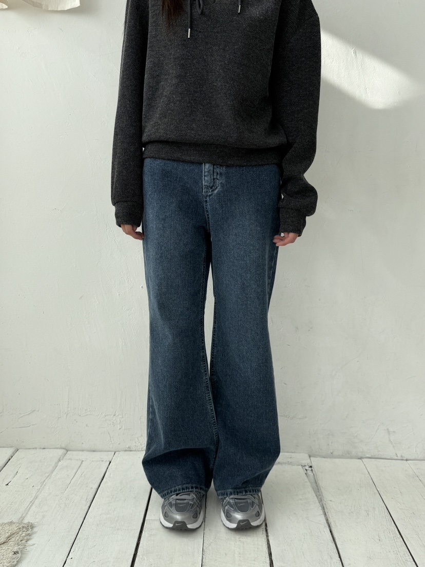 EOMPIT東大門㊣實拍女士新品真品休閑25秋冬推薦時尚牛仔褲EOMPIT牛仔褲