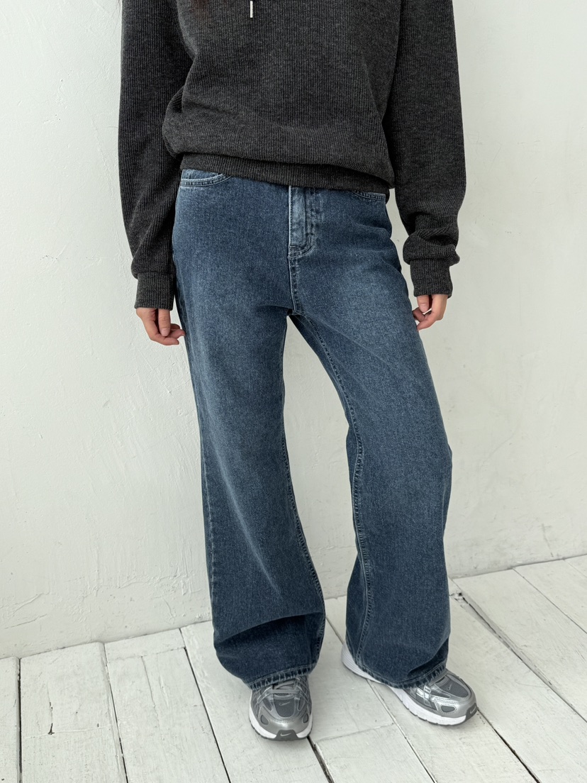 EOMPIT東大門㊣實拍女士新品真品休閑25秋冬推薦時尚牛仔褲EOMPIT牛仔褲