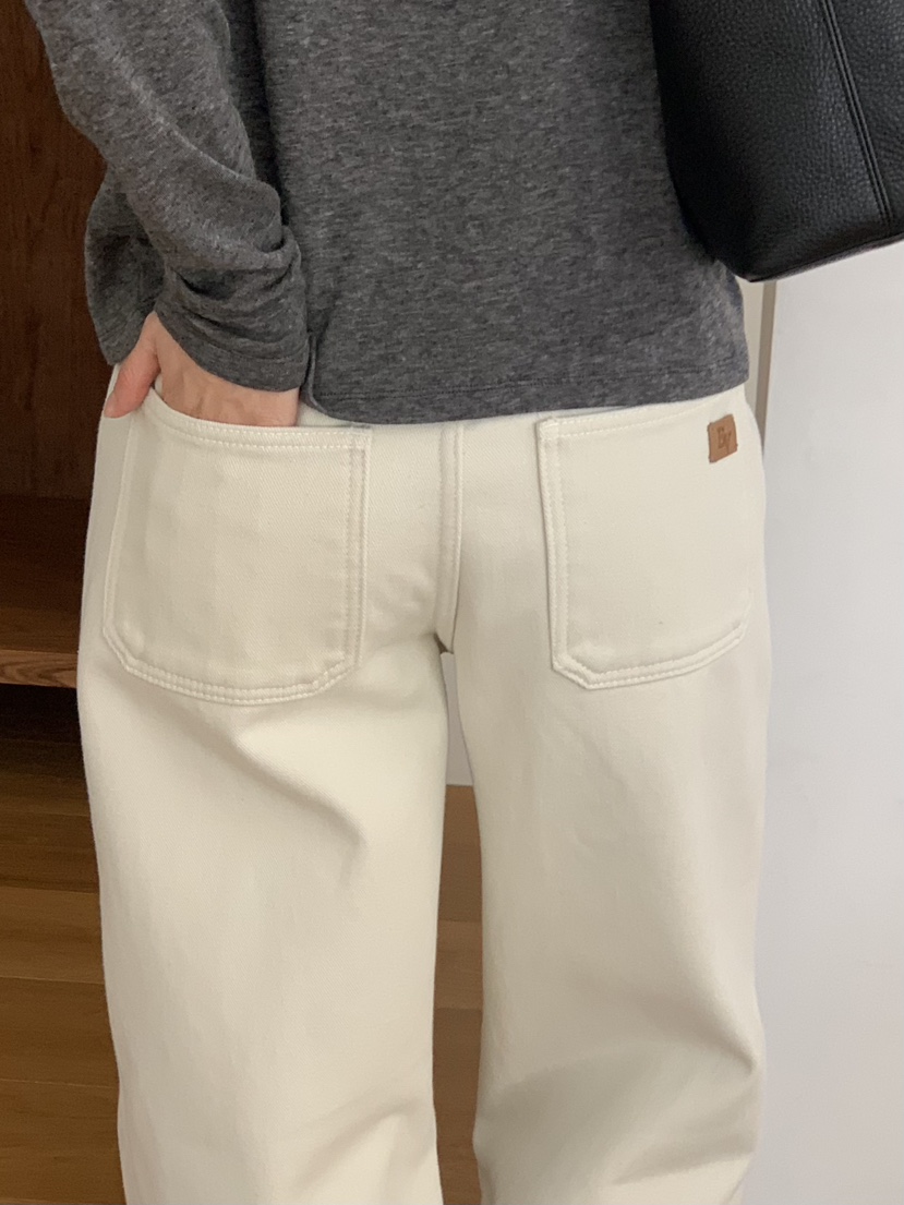 BAKING POWDER東大門㊣實拍女士新款25秋冬人氣時尚牛仔褲BAKING POWDER牛仔褲