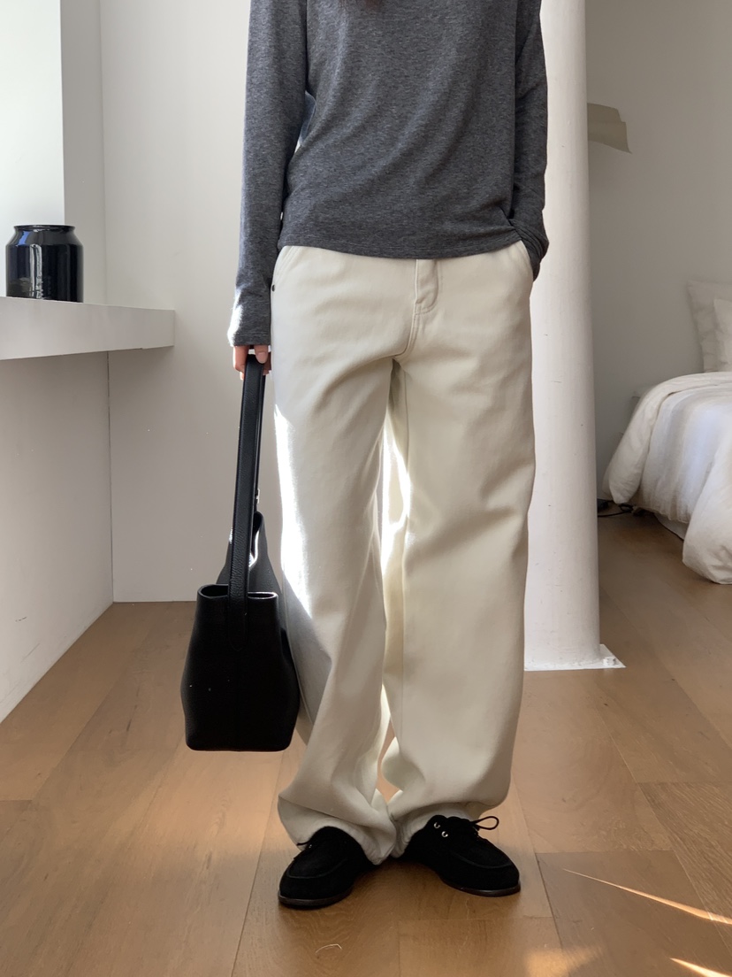 BAKING POWDER東大門㊣實拍女士新款25秋冬人氣時尚牛仔褲BAKING POWDER牛仔褲