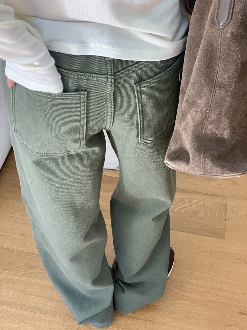 BAKING POWDER東大門㊣實拍女士新款25秋冬人氣時尚牛仔褲BAKING POWDER牛仔褲