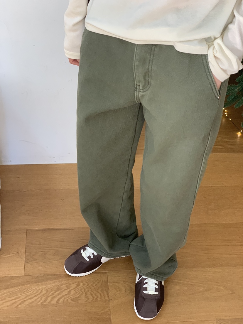 BAKING POWDER東大門㊣實拍女士新款25秋冬人氣時尚牛仔褲BAKING POWDER牛仔褲