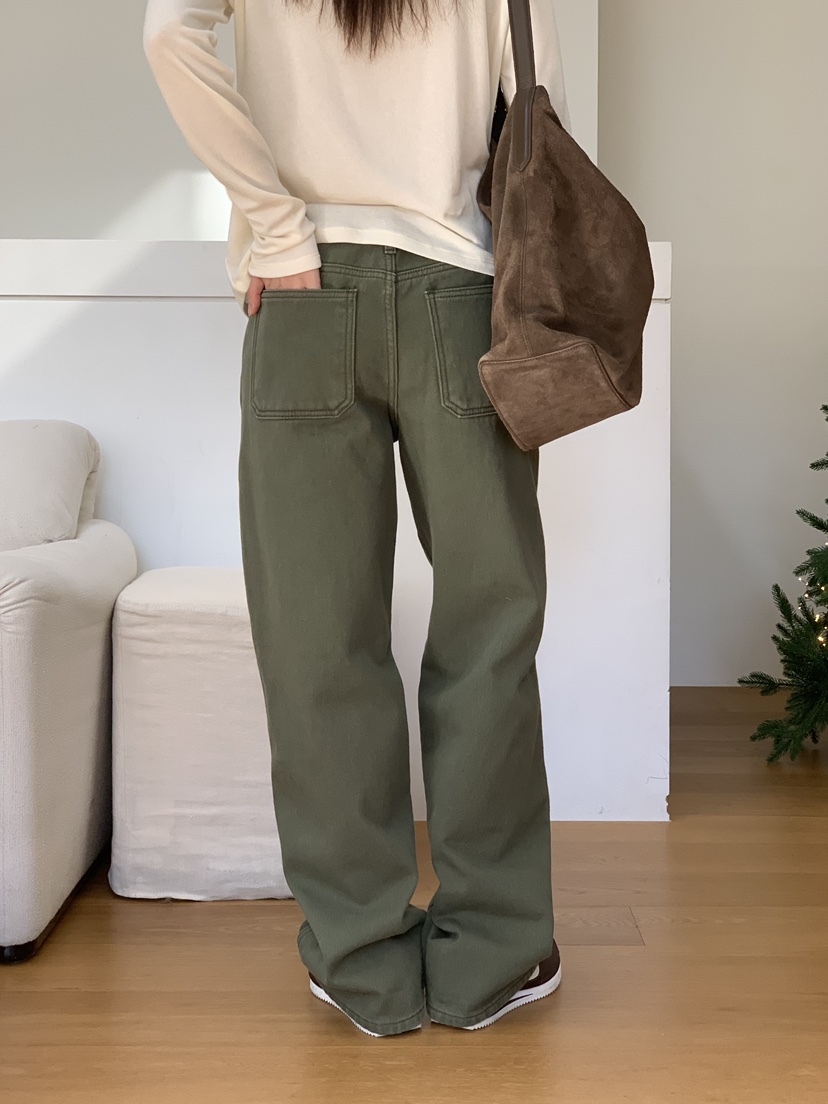 BAKING POWDER東大門㊣實拍女士新款25秋冬人氣時尚牛仔褲BAKING POWDER牛仔褲