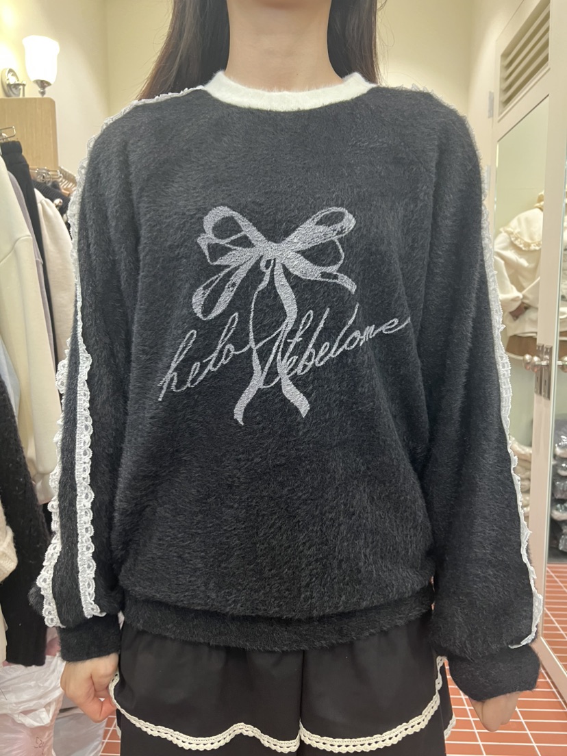 BE&amp;BE東大門㊣實拍女裝新款休閑熱賣推薦時尚衛衣寬松BE&be衛衣圖色1