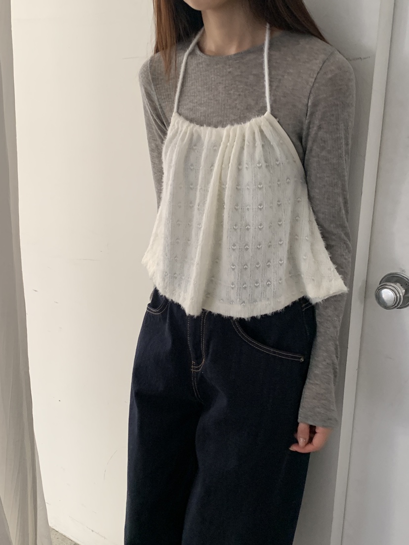 LOGARDEN韓國代購㊣女裝新品休閑人氣時尚真品職業吊帶背心LO GARDEN吊帶/背心