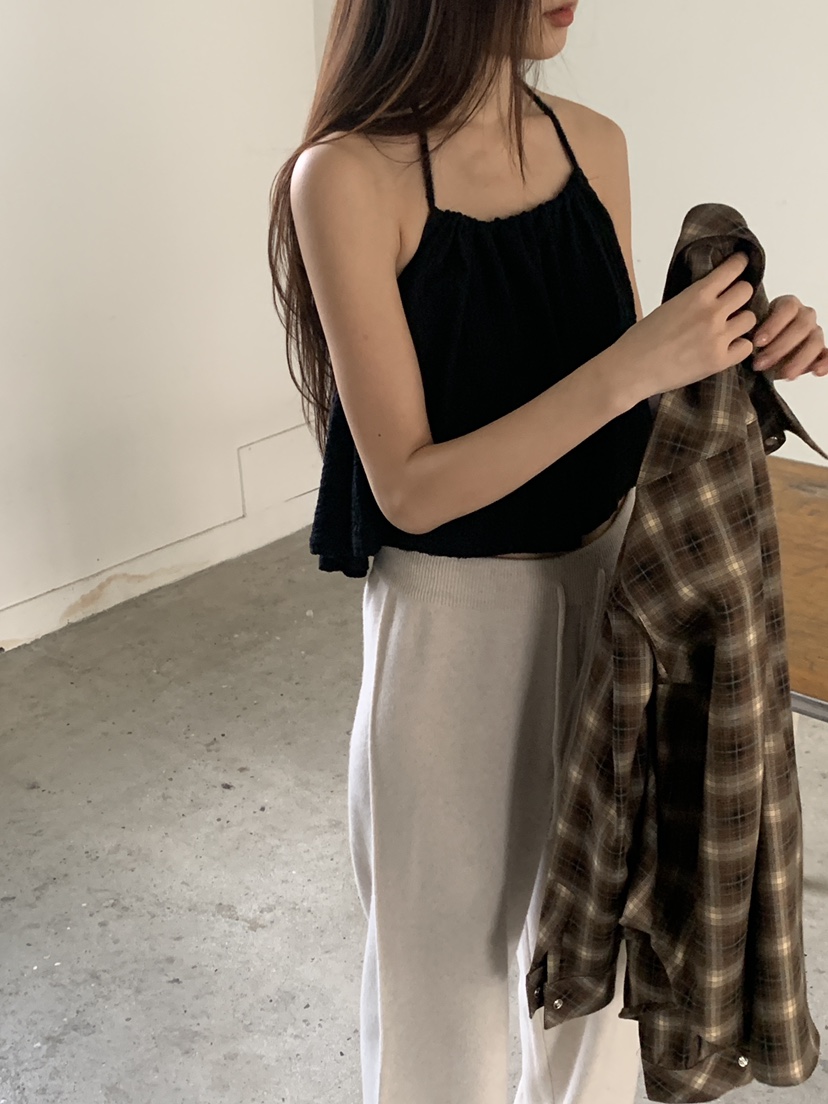 LOGARDEN韓國代購㊣女裝新品休閑人氣時尚真品職業吊帶背心LO GARDEN吊帶/背心