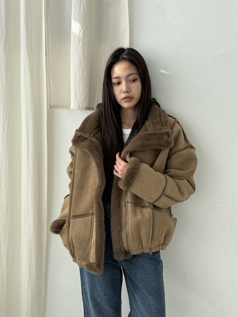 EOMPIT東大門㊣代購女裝新品職業休閑熱賣人氣25秋冬真品夾克EOMPIT夾克