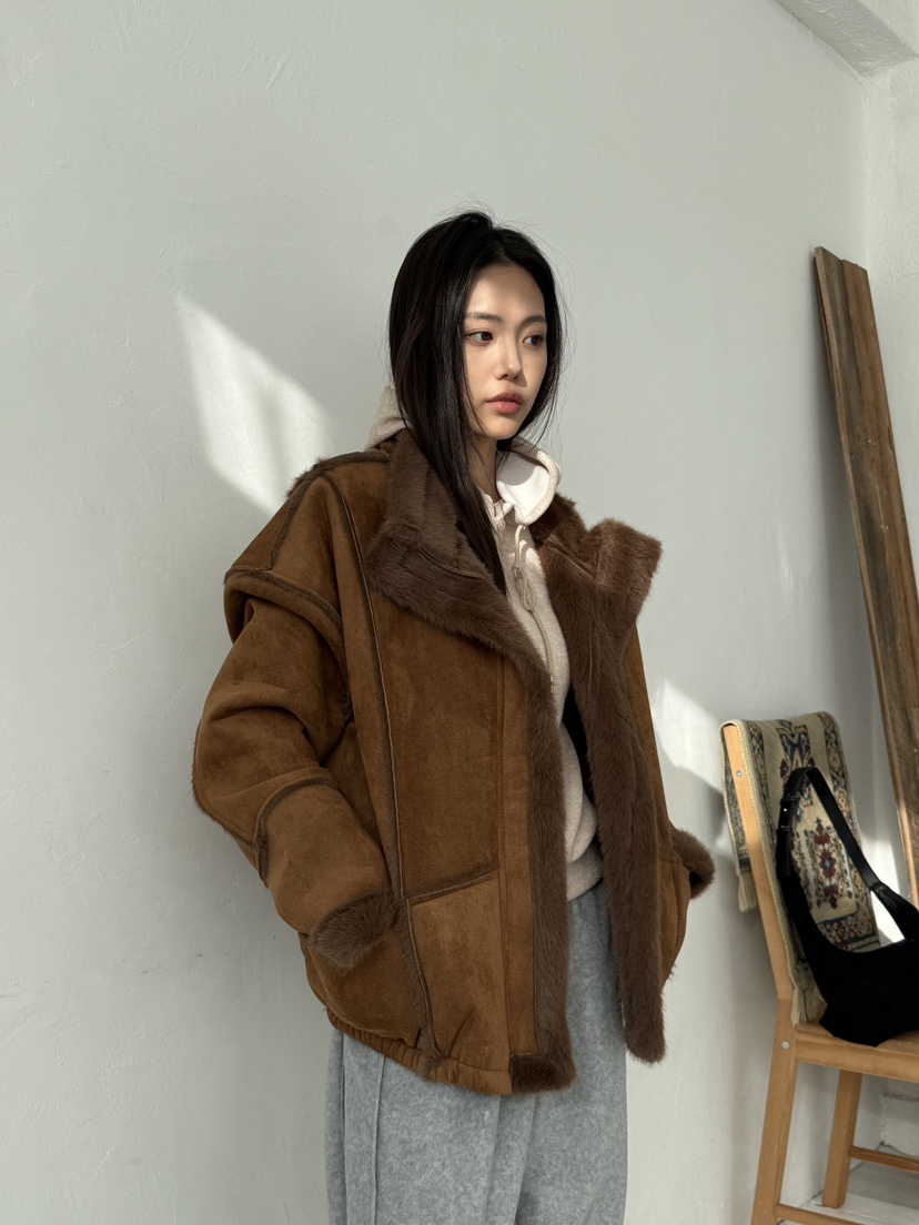 EOMPIT東大門㊣代購女裝新品職業休閑熱賣人氣25秋冬真品夾克EOMPIT夾克